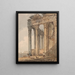 Temple d'Antoine et Faustine - Thomas Girtin — cuadro enmarcado en la pared