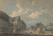 La granja de Dimière en Abbotsbury con el monasterio en la colina - Thomas Girtin — vista de la obra
