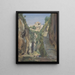 Un Glen en Sorrento - Thomas Hartley Cromek — cuadro enmarcado en la pared