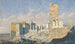 L'Acropole view from the west with the Propylées and the Temple of Athena Nike, Athens - Thomas Hartley Cromek — artwork view