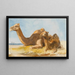 Two Camels - Thomas Hartley Cromek — framed artwork on a wall