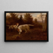 Setters et cailles - Thomas Hewes Hinckley — framed artwork on a wall