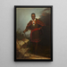 Veste rouge - Thomas Hicks — cuadro enmarcado en la pared