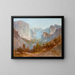 Valle de Yosemite desde Inspiration Point - Thomas Hill — cuadro enmarcado en la pared