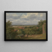 Hospital de Greenwich desde el observatorio con una vista lejana de Londres - Thomas Hofland — cuadro enmarcado en la pared