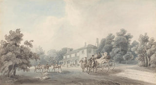 Thomas Horner - A Meet at Bachelors Hall in the Vale of Neath Wales.webp