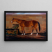 Portrait painting of Lexington - Thomas J. Scott — framed artwork on a wall