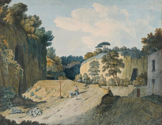 Thomas Jones - A Road in a Gorge near Naples.webp