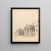 St George's Bloomsbury - Thomas Malton — framed artwork on a wall