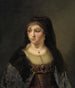 Retrato de una dama con velo - Thomas Mathisen — vista de la obra