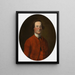 Gén. John Bradstreet - Thomas McIlworth — cuadro enmarcado en la pared