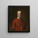 General John Bradstreet - Thomas McIlworth — cuadro enmarcado en la pared