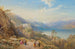 El convento de Madonna del Sasso, Lago de Mayor, Italia - Thomas Miles Richardson — vista de la obra