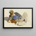 The Poacher - Thomas Miles Richardson Jr — framed artwork on a wall