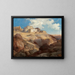 A Little Acoma, New Mexico - Thomas Moran — framed artwork on a wall