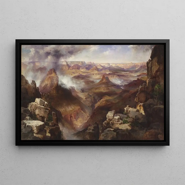 Gran Cañón del río Colorado - Thomas Moran — cuadro enmarcado en la pared