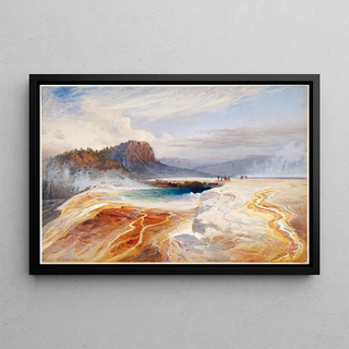 Thomas Moran - The Great Blue Spring of the Lower Geyser Basin Yellowstone.webp