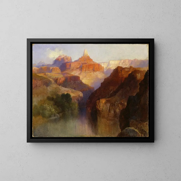 Pic Zoroastre, Gran Cañón, Arizona - Thomas Moran — cuadro enmarcado en la pared