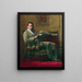 Retrato de un caballero de Filadelfia - Thomas Pollock Anshutz — cuadro enmarcado en la pared