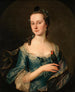 Retrato de una dama que se dice ser la esposa de Sir Robert Travers - Thomas Pope — vista de la obra