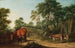 A brown horse and two donkeys - Thomas Roberts — artwork view