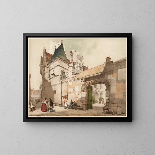 Hôtel de Cluny, París - Thomas Shotter Boys — cuadro enmarcado en la pared