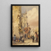 La Catedral de Brujas - Thomas Shotter Boys — cuadro enmarcado en la pared