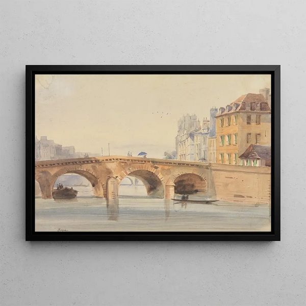Le Pont Neuf - Thomas Shotter Boys — framed artwork on a wall