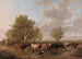Traversée d'un ruisseau en banlieue de Canterbury - Thomas Sidney Cooper — vista de la obra