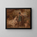Una estudio inacabado de Venus y Adonis - Thomas Stothard — cuadro enmarcado en la pared