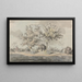 Casa de verano junto al río - Thomas Theodosius Forrest — cuadro enmarcado en la pared