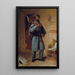 A Little History of War: The Recrue - Thomas Waterman Wood — framed artwork on a wall