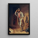 Un poco de historia de guerra: El veterano - Thomas Waterman Wood — cuadro enmarcado en la pared