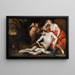 Venus llorando la muerte de Adonis - Thomas Willeboirts Bosschaert — cuadro enmarcado en la pared