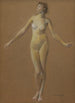 Estudio de desnudo - Thomas Wilmer Dewing — vista de la obra