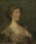 Retrato de una dama - Thomas Wilmer Dewing — vista de la obra