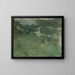 El mirlo de agua - Thomas Wilmer Dewing — cuadro enmarcado en la pared