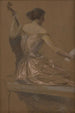 El Músico - Thomas Wilmer Dewing — vista de la obra