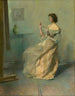 The Necklace - Thomas Wilmer Dewing — artwork view