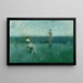 La Récitation - Thomas Wilmer Dewing — framed artwork on a wall