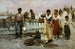 Porteurs d'eau à Venise - Thomas Wilmer Dewing — vista de la obra