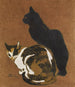 Two Cats - Théophile Alexandre Steinlen — artwork view