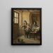 The children's meal - Théophile Duverger — framed artwork on a wall