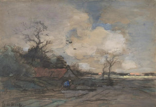 Thophile de Bock - Landscape with a Cottage.webp