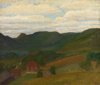Thorvald Erichsen - Landscape with an old Farm.webp
