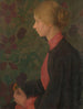Retrato de la artista Ragnhild Lalla Hvalstad - Thorvald Erichsen — vista de la obra