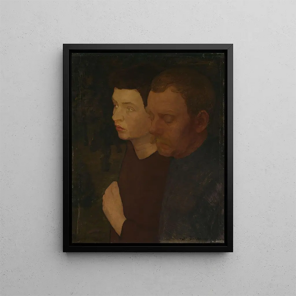 Thorvald Erichsen - Portraits of the Painters Oluf WoldTorne and Alfred Hauge.webp