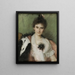 Amelia Eliza van Leeuwen 1862-1923 - Thérèse Schwartze — cuadro enmarcado en la pared