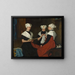Tres huérfanas de la ciudad de Ámsterdam - Thérèse Schwartze — cuadro enmarcado en la pared