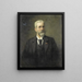 Frederik Danil Otto Obreen 1840-96 Director General of the Rijksmuseum Amsterdam - Thérèse Schwartze — framed artwork on a wall